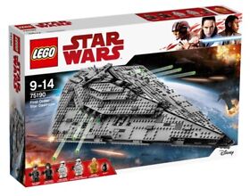 LEGO Star Wars First Order Star Destroyer 2017 (75190) Factory Sealed Retired