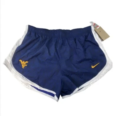 NCAA West Virginia Women's Nike Tempo 2.0 Running Short DA3859 Size XL Blue - Image 1 of 4