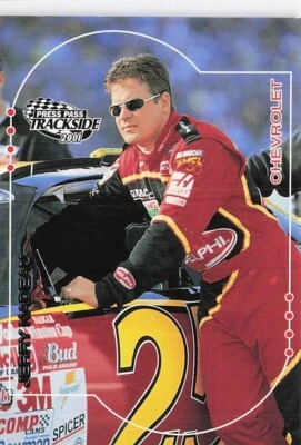 2001 Press Pass NASCAR Racing Trackside #7 Jerry Nadeau - Image 1 of 3