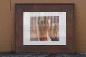 RARE The Artist Model Nude Women Photo Frame Picture Signed By The Artist - Picture 1 of 10