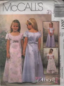 2021 MCCALL'S CHILDREN'S LINED DRESSES SZ 4-6 - Picture 1 of 1