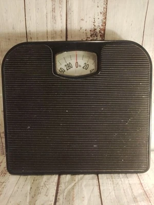 Mainstay Black Analog Bathroom Scale 300 Lb Capacity - Image 1 of 4