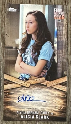 2017 Topps Fear The Walking Dead Temporadas 1-2 Alycia Debnam-Carey Auto ADC-1 Foto 1 de 2