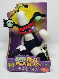 Vintage Neu Oblina 4" Mini Aaahh!!! Real Monsters Plüsch Nickelodeon 1995 dscl - Bild 1 von 5