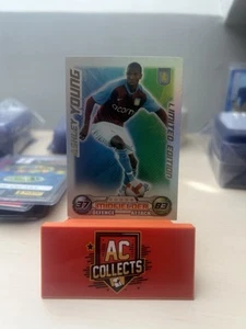 Match Attax 2008-09 Ashley Young Limited Edition Football Card Aston Villa (279) - Picture 1 of 2