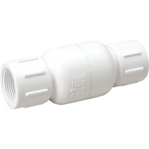 PVC 1/2 In. FIP x 1/2 In. FIP In-Line Check Valve 101-103  Series 101-103 1/2 - Picture 1 of 1