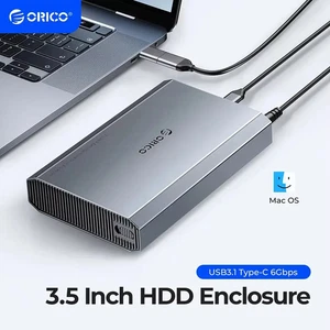 Boîtier disque dur externe USB 3.1 Type-C boîtier disque dur externe ORICO 2,5 3,5 pouces - Photo 1/12