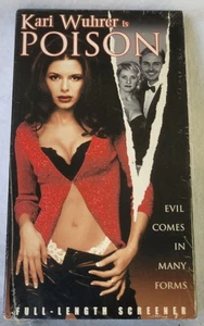 NEW SEALED Kari Wuhrer is Poison VHS Promo Screener Copy - Picture 1 of 2