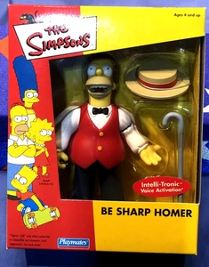 Figura exclusiva interactiva de Los Simpson BE SHARP HOMER World of Springfield - Imagen 1 de 4