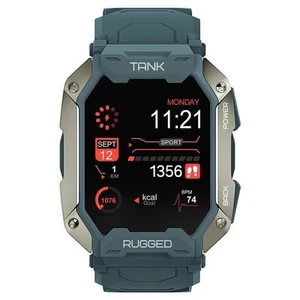 Green Smart Watch Bluetooth Call Silicone Waterproof - Picture 1 of 2