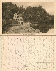 Postcard Eger Cheb Insel Mühlerl 1917 - Picture 1 of 3