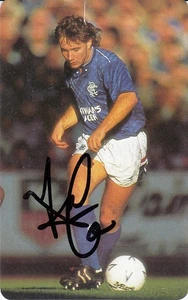 Modern SIGNED FAX PAX 1988 Trading Card ALLY McCOIST RANGERS - Picture 1 of 1