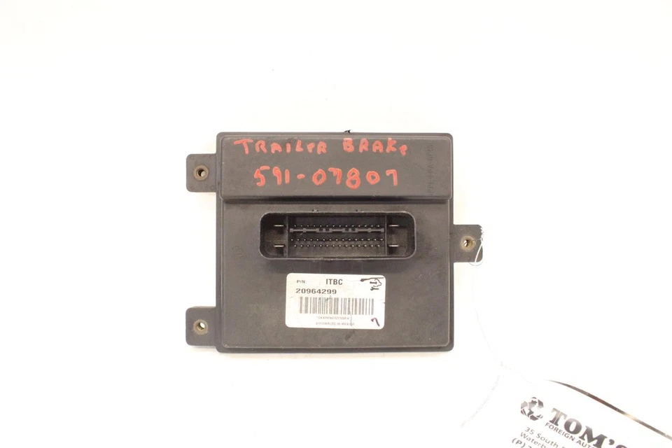 Used Trailer Brake Control Module fits: 2013 Chevrolet Silverado 3500 pickup Tow Foto 1 de 4