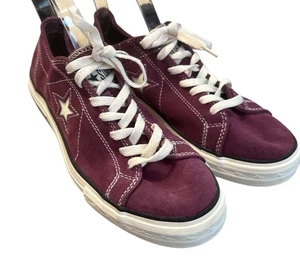 Converse One Star Ox Purple Women’s Purple Suede Low Top Sneaker Size 10 New - Picture 1 of 24