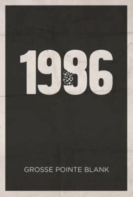 Póster de película - Punta grande en blanco, retro minimalista moderno arte cinematográfico antiguo, 3 tamaños Foto 1 de 4