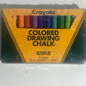 Vintage Crayola Colored Drawing Chalk #51-0403-0-201 Smith & Binney NEW USA - Picture 1 of 7