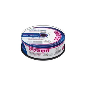 MediaRange MRPL512 Rohlinge und Speichermedien CD-R 700MB/80min 52x Speed, Inkje - Afbeelding 1 van 3