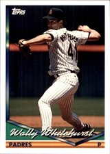1994 Topps SPANISH BILINGUAL #486 Wally Whitehurst SAN DIEGO PADRES