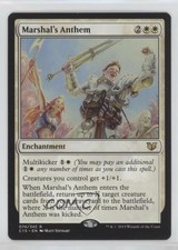 2015 Magic: The Gathering Commander Format Edition Marshal's Anthem #074 3g6