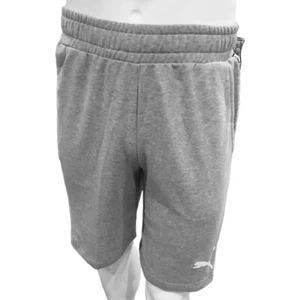 Neu mit Etikett Puma UVP $ 42,99 SPORT HELLGRAUE WEICHE HERRENSHORTS ZUM ÜBERZIEHEN GRÖSSE S M L - Bild 1 von 5