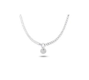 JETTE Joop! Damen-Kette 925er Silber rhodiniert 46 Zirkonia One Size UVP 249,95