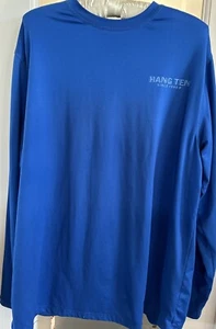 Maglione uomo vintage Hang Ten dal 1960 camicia blu uomo grande - Foto 1 di 5