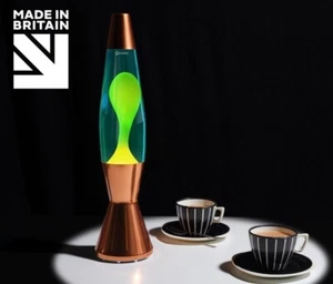 Mathmos Astro Baby Lava Lamp - copper - blue/yellow - Picture 1 of 4