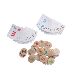 Alphabet Flash Cards Learning While Playing Safe Nontoxic Exquisite Durable Hand