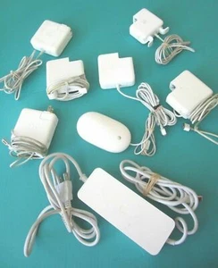 1xApple 85W 2x 60w A1184, 2x 60W A1344 1x45W A1374, 1x A1188, 1x mouse A1152 - Picture 1 of 12