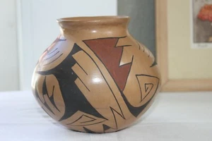 Mata Ortiz Pottery Polychrome Seed Pot Vase - Picture 1 of 9