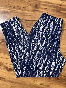 Raro pantalone MED adulto vintage OG anni 80 *NUOVO* blu scuro surfista spiaggia palestra mimetico skate - Foto 1 di 6