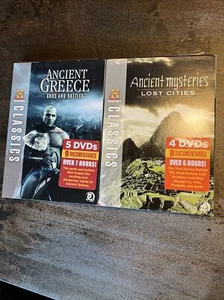 History Classics: Ancient Mysteries Lost Cities & Greece Gods Battles Lot DVDs - Picture 1 of 5