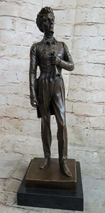 GENERAL ANDREW JACKSON HERO WAR 1812 BRONZE STATUE BATTLE OF NEW ORLEANS STATUE - Picture 1 of 7