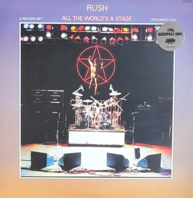 RUSH - ALL THE WORLD'S A STAGE - 180-GRAM VINYL 2-LP SET " NEW, SEALED " - Image 1 of 2