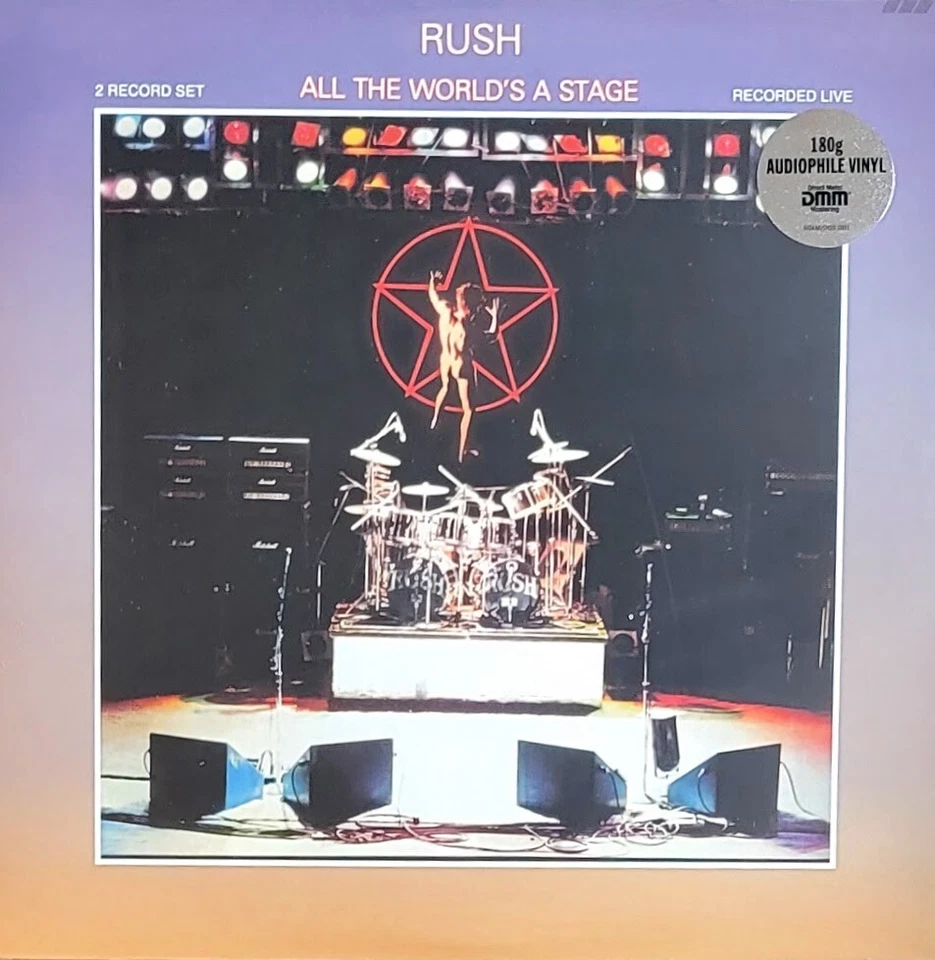 RUSH - ALL THE WORLD'S A STAGE - 180-GRAM VINYL 2-LP SET " NEW, SEALED " - Image 1 of 2