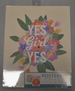 7-PACK HORIZON GROUP 2-COUNT POSTER, YES GIRL YES & BORN FEARLESS 8.12" X 10.1" - Picture 1 of 3