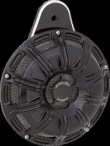 Kit de bocina Arlen Ness Billet calibre 10 negro anodizado Harley Fat Boy 107 18-20 Foto 1 de 3