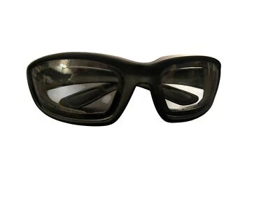 Chopper Motorcycle Riding Glasses With Padded Foam Safety Equipment Sport Eye Foto 1 de 4