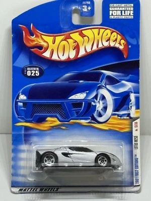 Hot Wheels 2001 First Editions Collector #025 Lotus M250 Silver NIP - Image 1 of 4