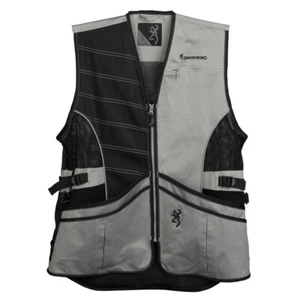 Browning Ace Shooting Vest-Gray - Picture 1 of 2