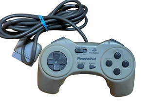 Piranha Pad PS1 Controller Interact Turbo Gray Sony Playstation - Picture 1 of 3