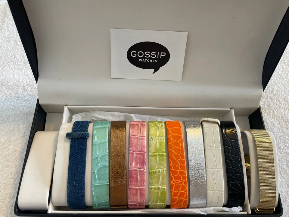 Lote de 11 correas de reloj Gossip,” para mujer *solo correas* Foto 1 de 4