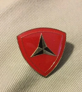 USMC Military Patriotic Lapel Pin Tie Tac 3rd Marine Division 3 Pride New #R7F - Picture 1 of 1