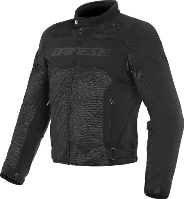 Chaqueta negra de malla de verano Dainese Air Frame D1 Tex para motocicleta/motocicleta Foto 1 de 4