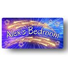 Bedroom Decor Name Sign Personalised Room Boys Plaque Home Girls Door Night Star