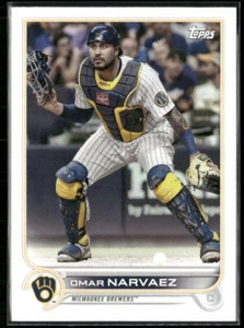 2022 Topps Milwaukee Brewers #MIL-4 Omar Narvaez - Picture 1 of 2