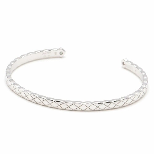 Bracciale CHANEL Coco Crash oro bianco 18 carati e diamanti misura M 6 69 pollici