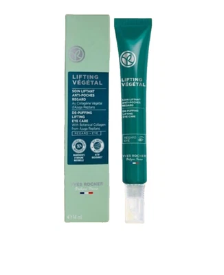 YVES ROCHER LIFTING VEGETAL DE-PUFFING CREME PARA OS OLHOS 14 ml – ANTI-RUGAS | NOVO! - Imagem 1 de 4