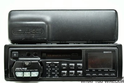 VINTAGE ALPINE 7525 CAR RADIO CASSETTE PLAYER / HEADUNIT - CD STACKER CONTROL - image 1 of 4