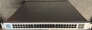 Ubiquiti UniFi USW-ENTERPRISE-48-POE 48 Ports Rack Mountable PoE Switch 10G/2.5G - Photo 1/3